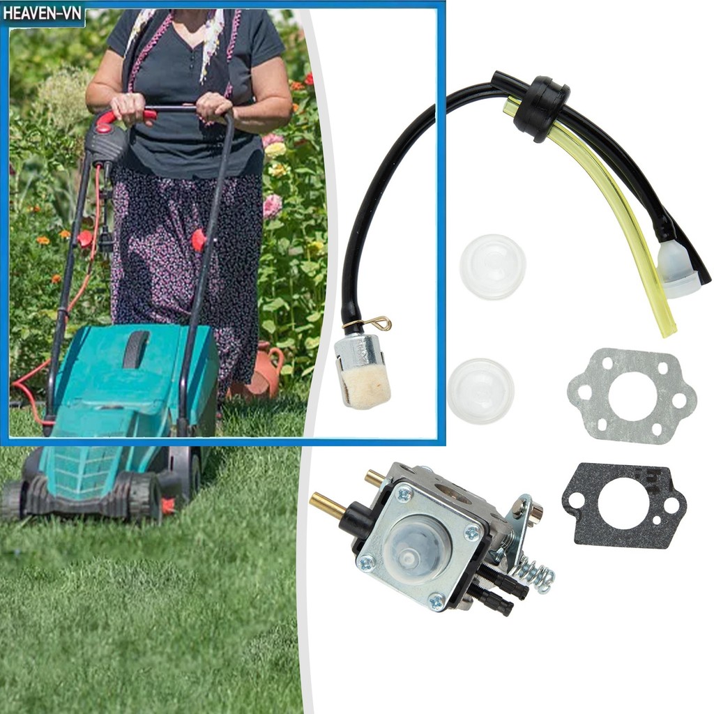 [12.17] Bộ Chế Hòa Khí Cho Carb Cho Máy Tiller Manis 7222 7225 12520013123 Dành cho Zama C1U-K54A