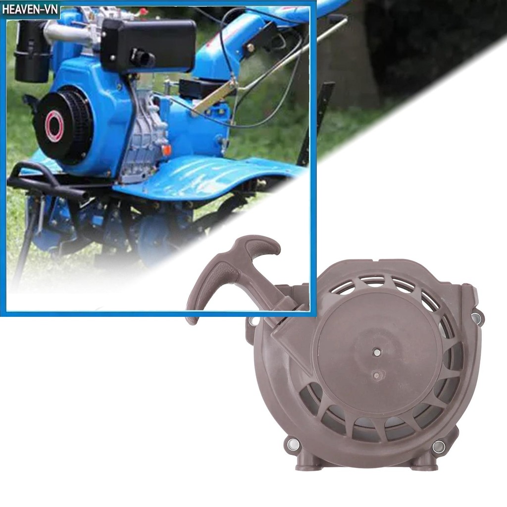 [12.17] Tấm kéo khởi động giật tương thích với máy xới đất 1E48F 48F 63cc 6300