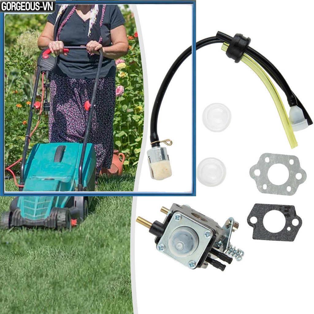 [12.17] Bộ Chế Hòa Khí Cho Carb Cho Máy Tiller Manis 7222 7225 12520013123 Dành cho Zama C1U-K54A