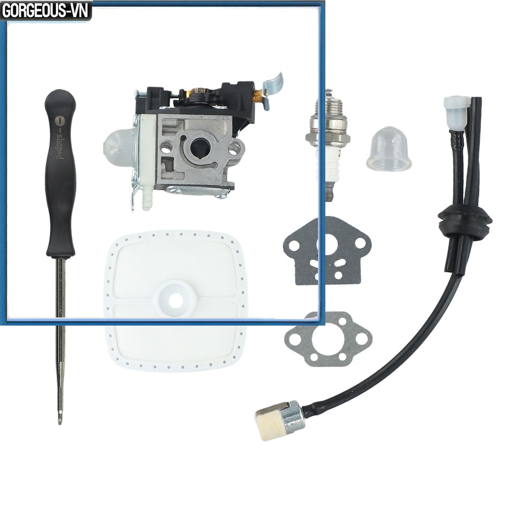 [12.17] Bộ Chế Hòa Khí PB250 Cho PB250LN PB-250 ES250 Cho Máy Thổi Lá RB-K106 Với Carb