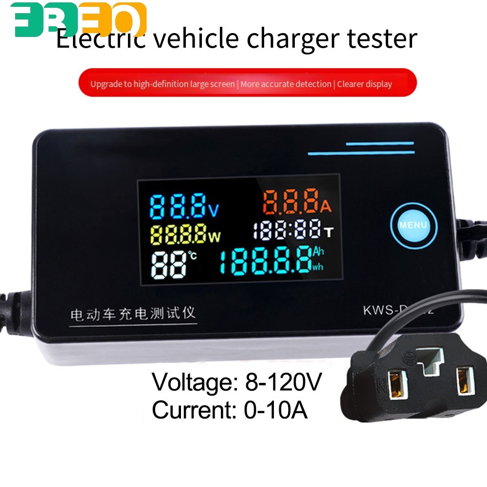 [FEBO] Máy dò sạc xe điện KWS-DC22 8-120 0-10A Máy kiểm tra dòng điện áp