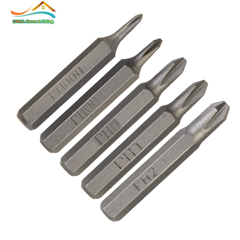 [Smellshi] Mũi tuốc nơ vít chéo H4 × 28mm PH0000 PH000 PH00 PH0 PH1 PH2 4mm Chuôi lục giác