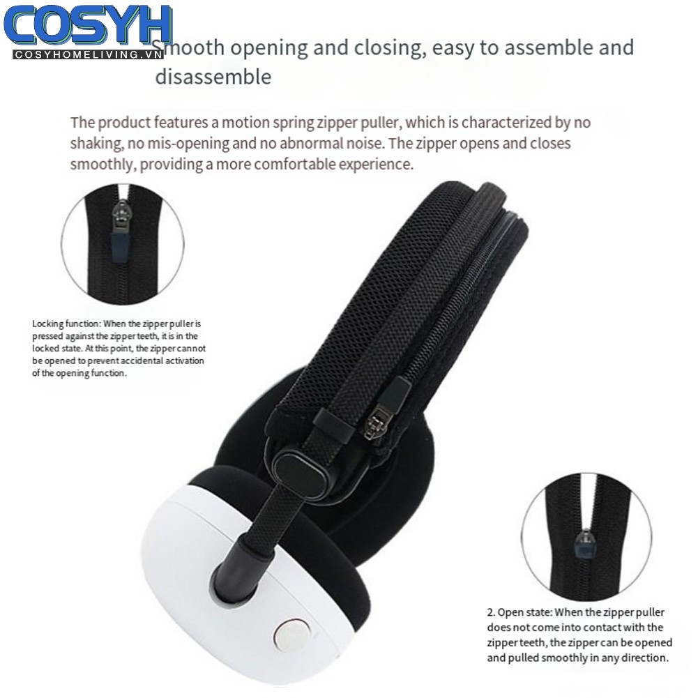 [COSYH] Vỏ băng đô lưới cho SONY-INZONE H9 II - Bảo vệ phong cách