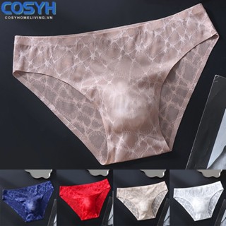 [COSYH] Quần đùi nam thiết kế gợi cảm với ren mỏng chắc chắn, kiểu dáng eo thấp thời thượng