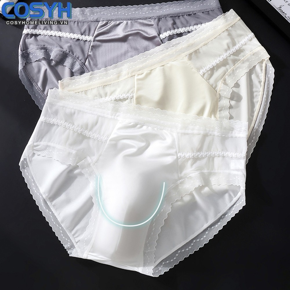 [COSYH] Quần Lót Nam Lụa Mỏng Thiết Kế 3D Phồng Túi, Quyến Rũ