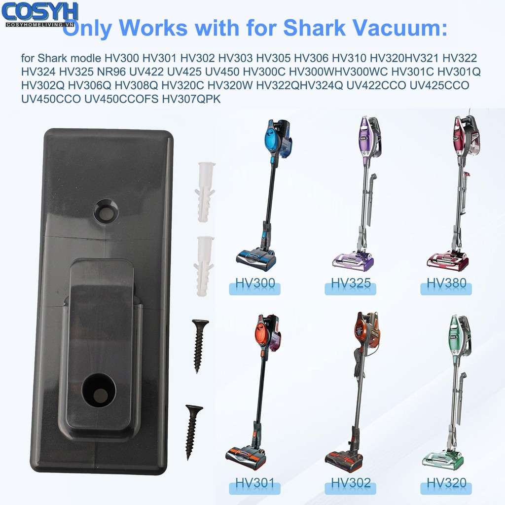 [COSYH] Bộ móc treo tường cho cá mập cho chân không tên lửa HV300 HV302 HV322 HV380