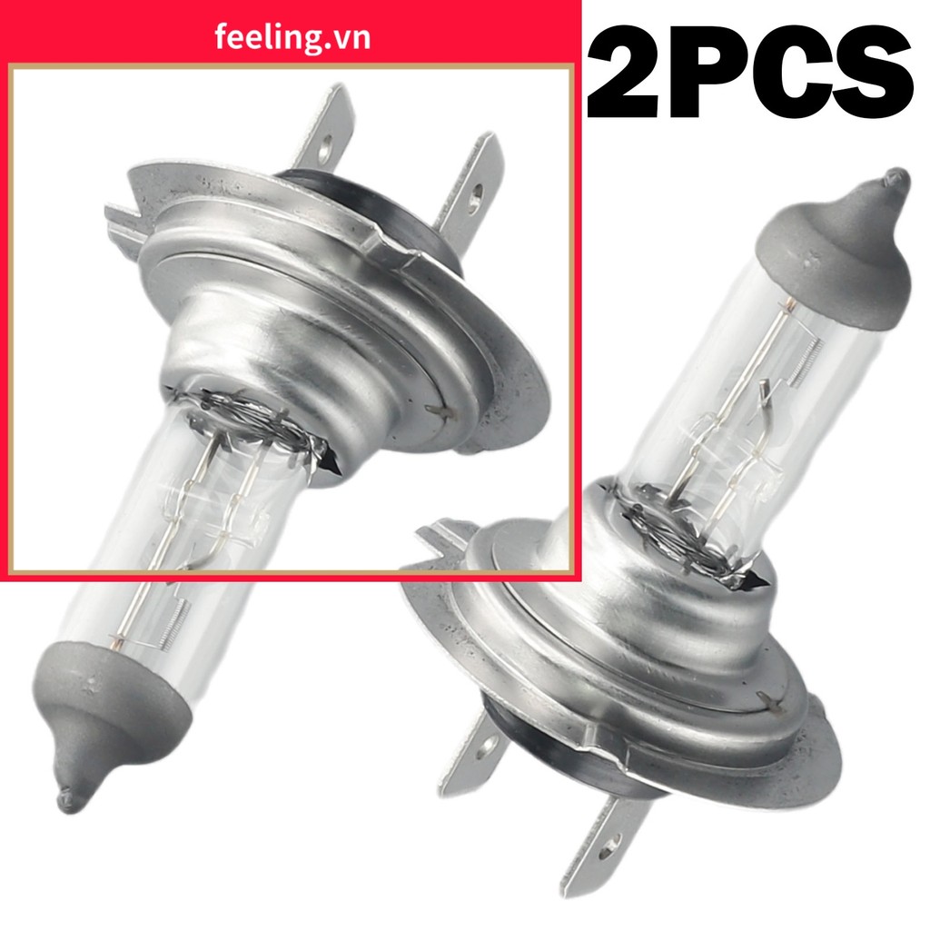 [FL] Bộ 2 Bóng Đèn Pha Xenon 12V Xe H7 55W 6000K Bóng Đèn Trắng Halogen