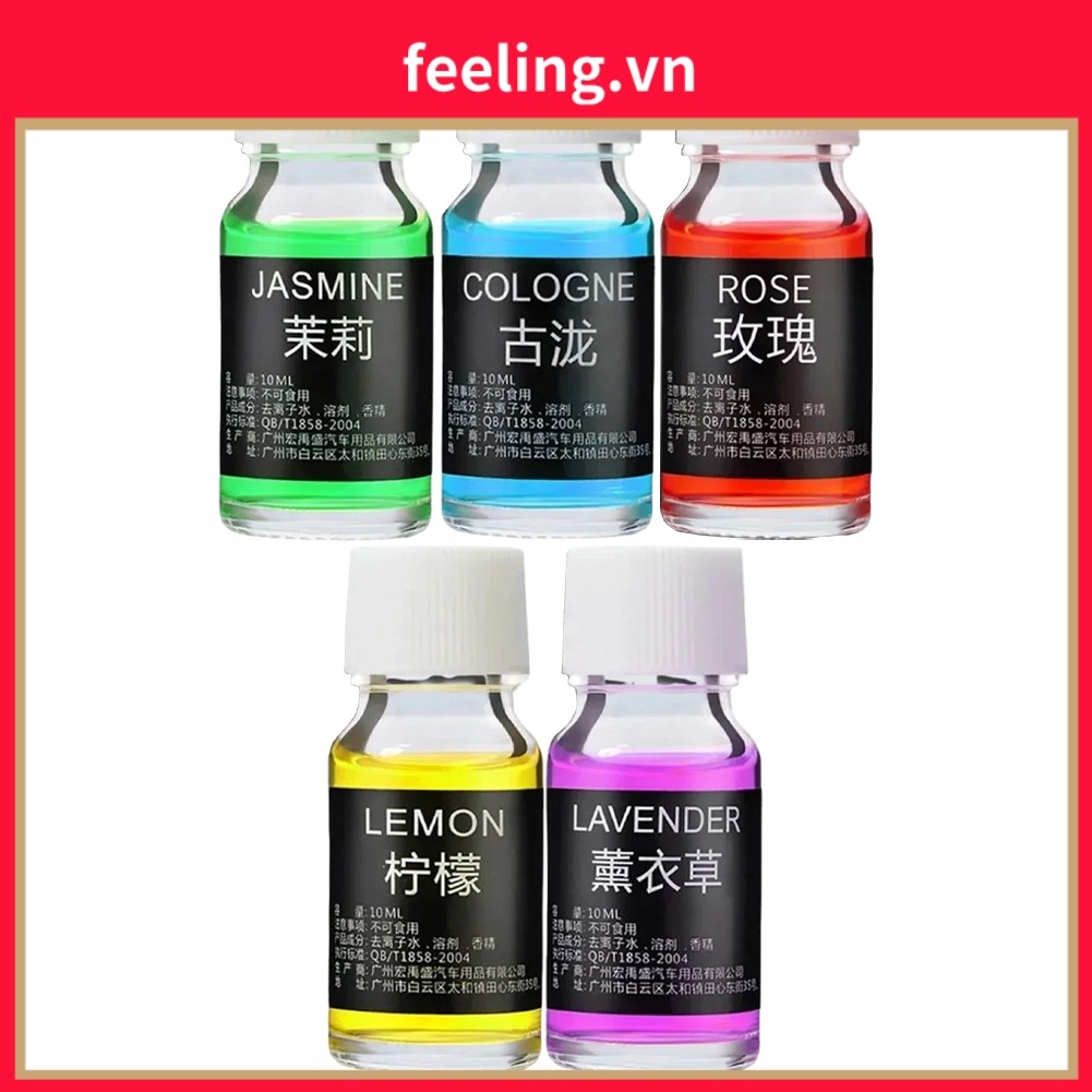 [FL] 10ml Máy làm mát không khí Phụ tùng ô tô Ổ cắm lỗ thông hơi Refill Perfume Oil Aroma Diffuser