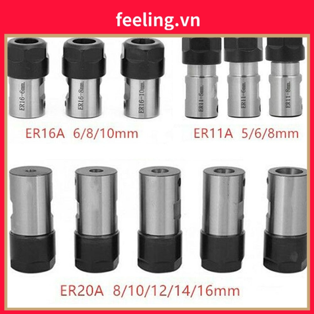 [FL] Động Cơ Trục Collet Chuck ER11 ER16 ER20A 5-16mm Thanh Nối Dài Dụng Cụ CNC