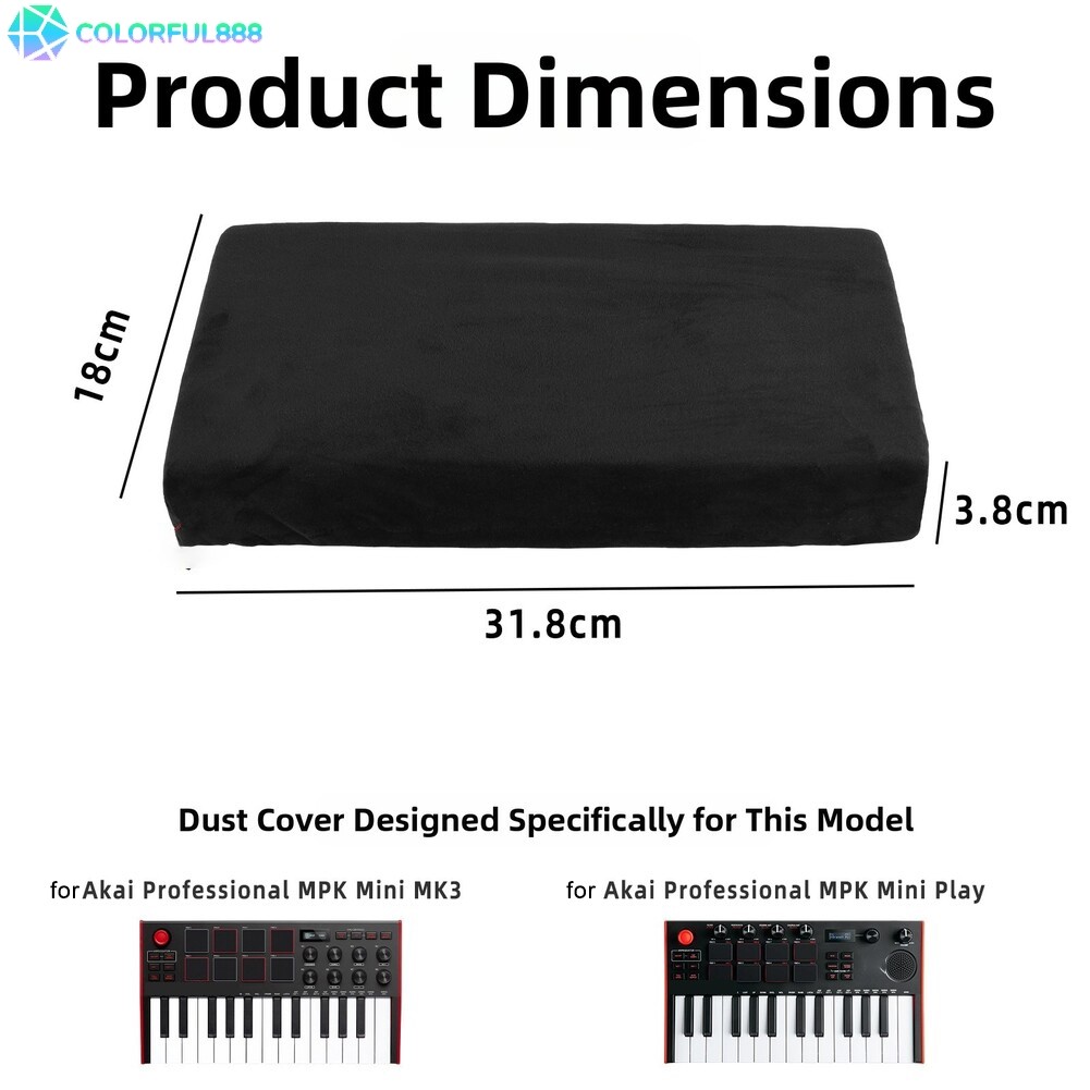 [MÀU SẮC] Vỏ chống bụi bảo vệ cho Akai-Professional MPK Mini-MK3 & Mini-Play