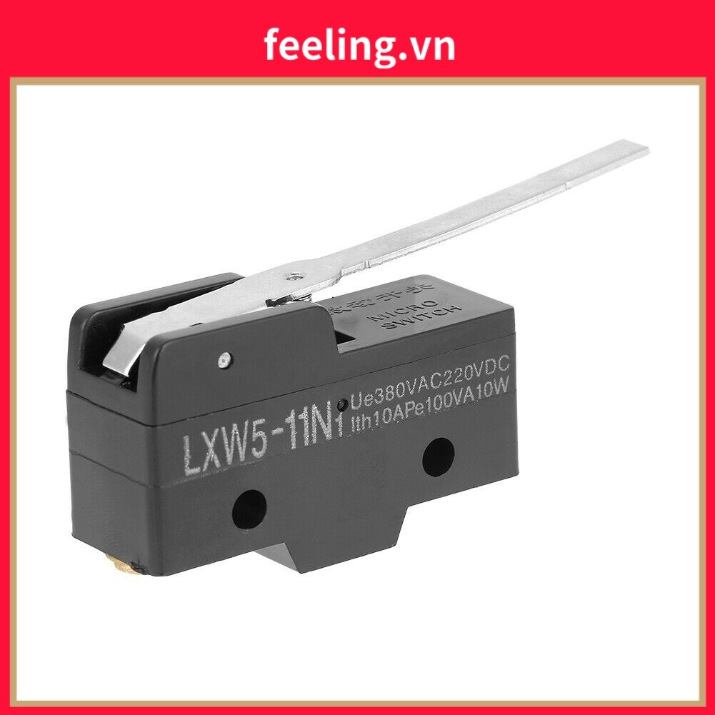 [FL] LXW5-11N1 3A Micro Limit Switch Tay đòn bẩy dài SPDT Snap-Action CNC