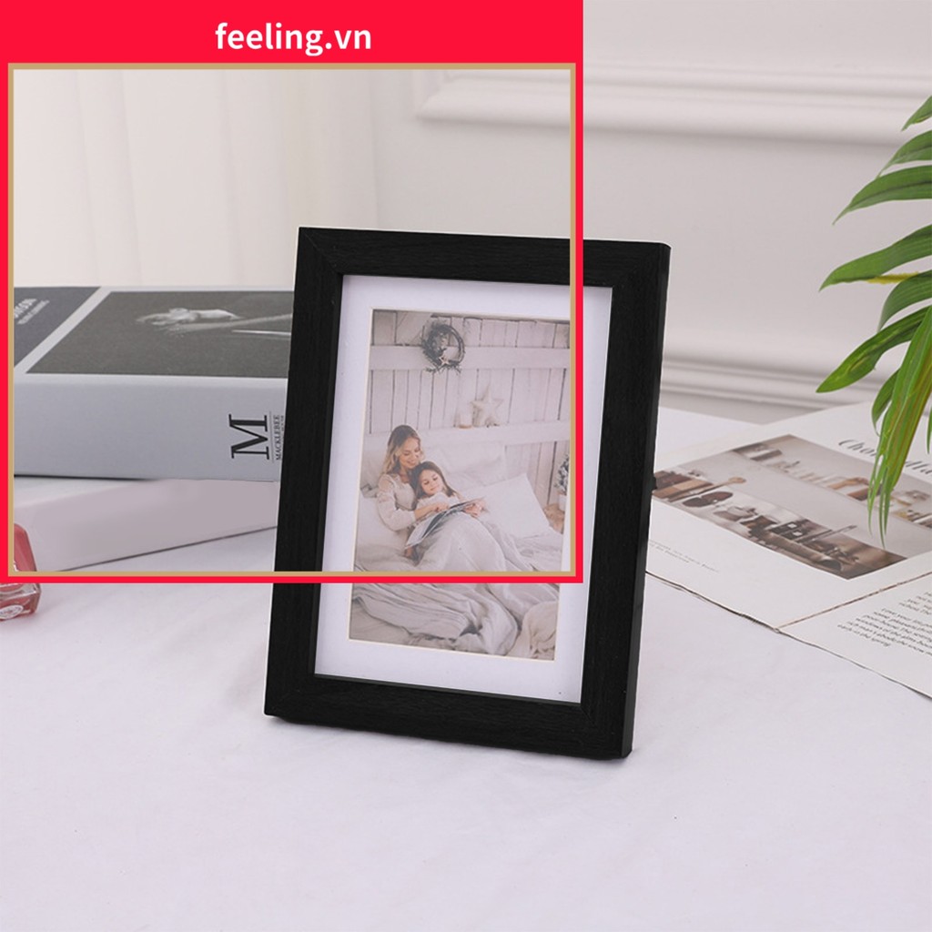 [FL] Khung Ảnh Khung Ảnh Màu Đen Khung Poster 4x6 Inch Cho Tường Hoặc Để Bàn