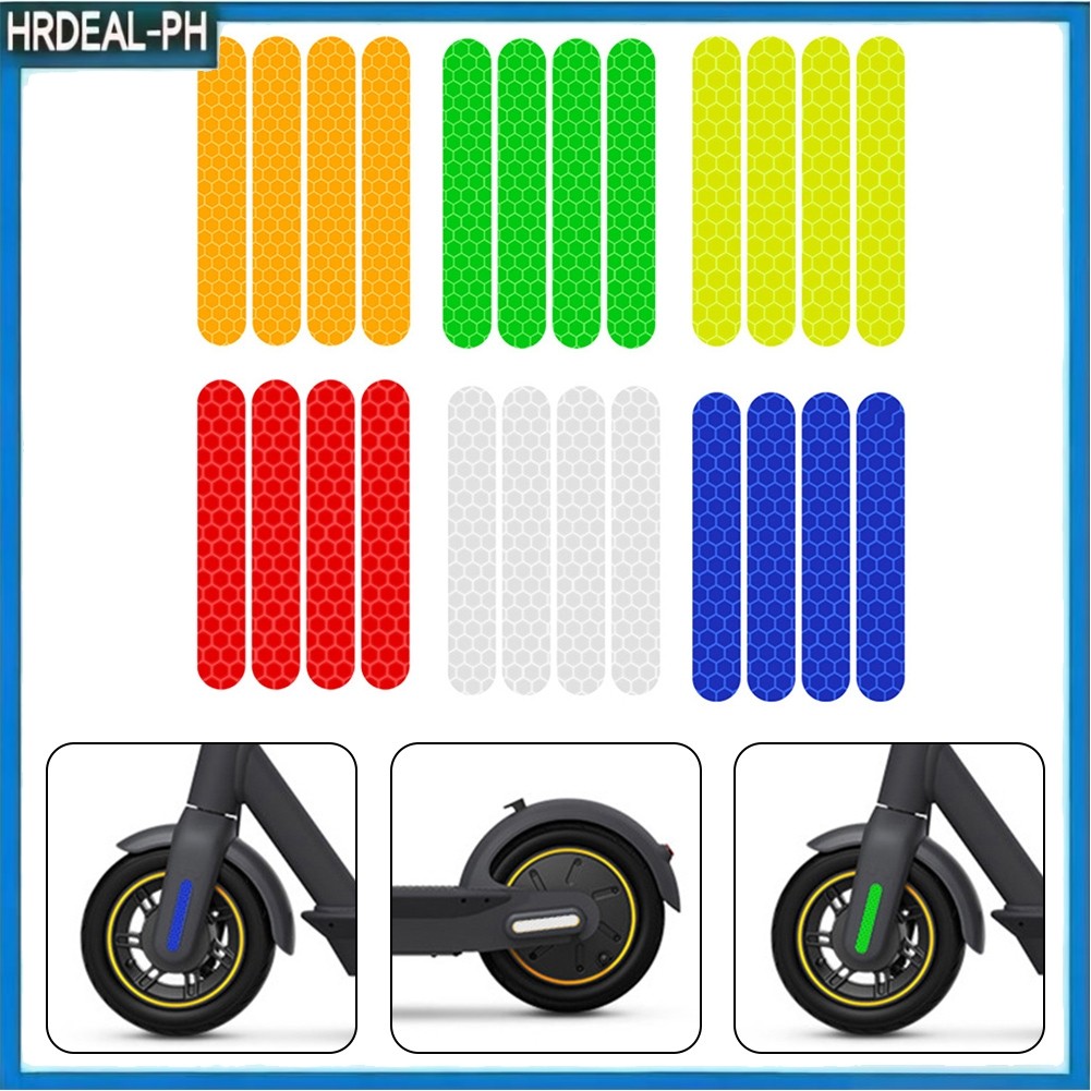Nhãn dán phản quang nắp bánh sau phía trước cho Ninebot Max G2 G65