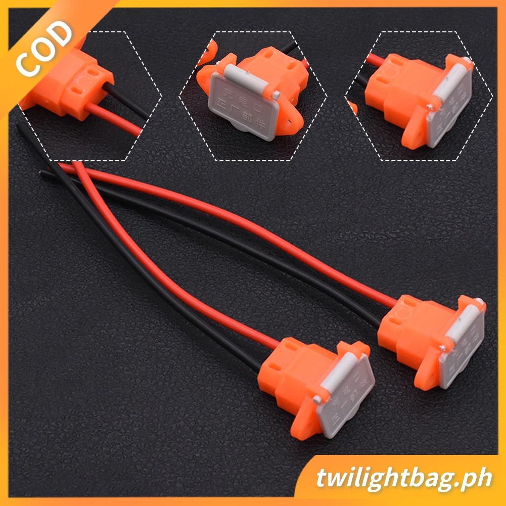 Xe tay ga điện Ổ cắm sạc xe đạp điện Đầu nối dây cáp cắm xe đạp điện