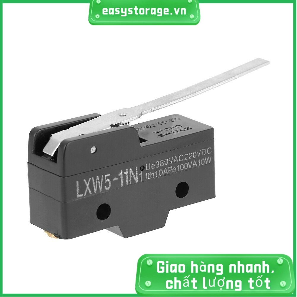 [ESYS] LXW5-11N1 3A Micro Limit Switch Tay đòn bẩy dài SPDT Snap-Action CNC