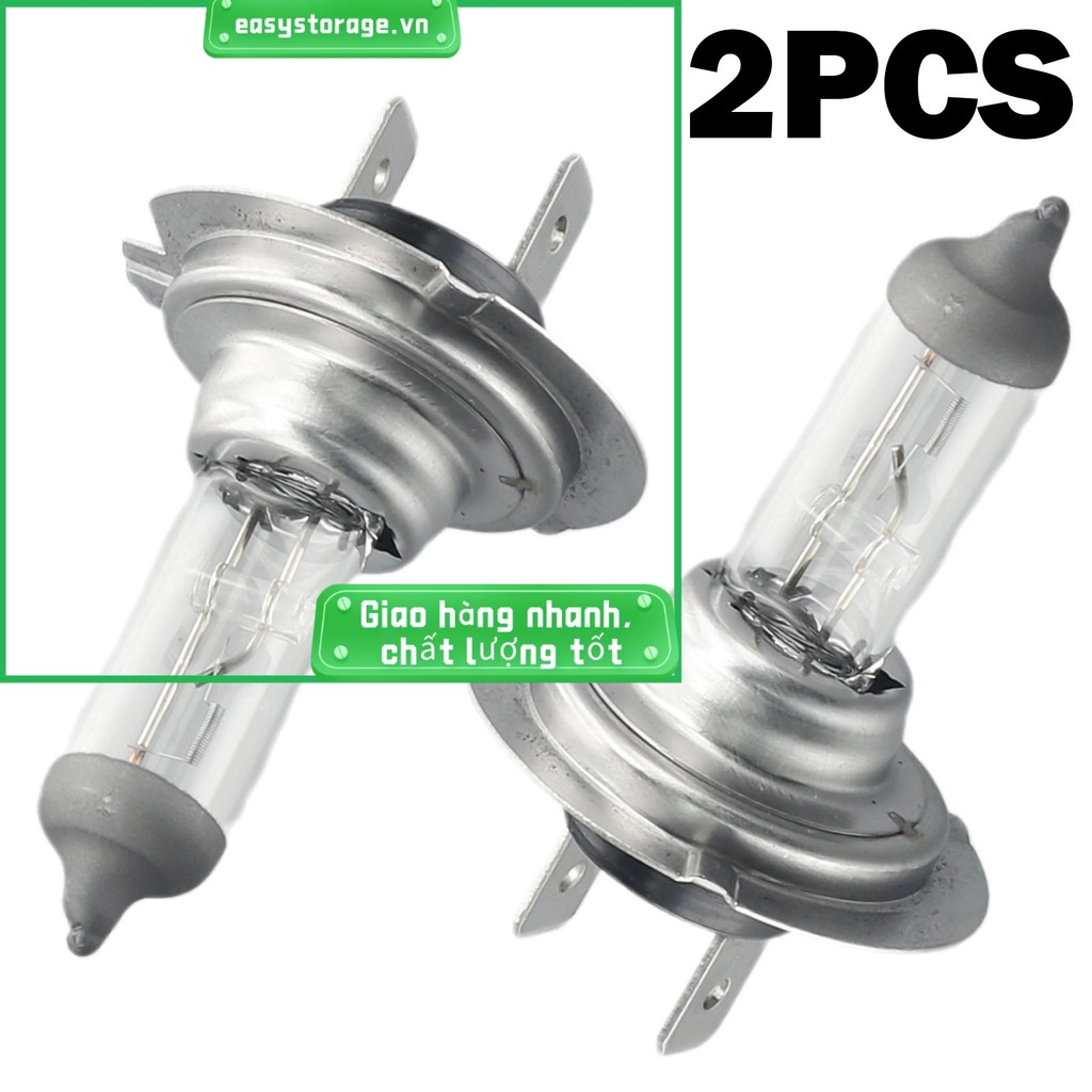 [ESYS] Bộ 2 Bóng Đèn Pha Xenon 12V Xe H7 55W 6000K Bóng Đèn Trắng Halogen