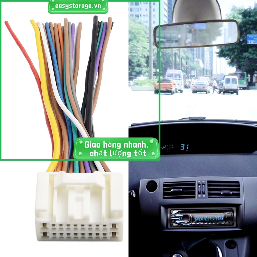 [ESYS] Bộ chuyển đổi dây điện CD âm thanh vô tuyến ô tô cho Mitsubishi cho Toyota