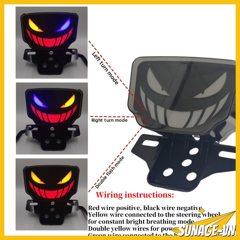 [SUNAGE] Đèn LED báo rẽ đuôi quỷ xe máy cho TMX125 TMX155 cho CG125 CG155