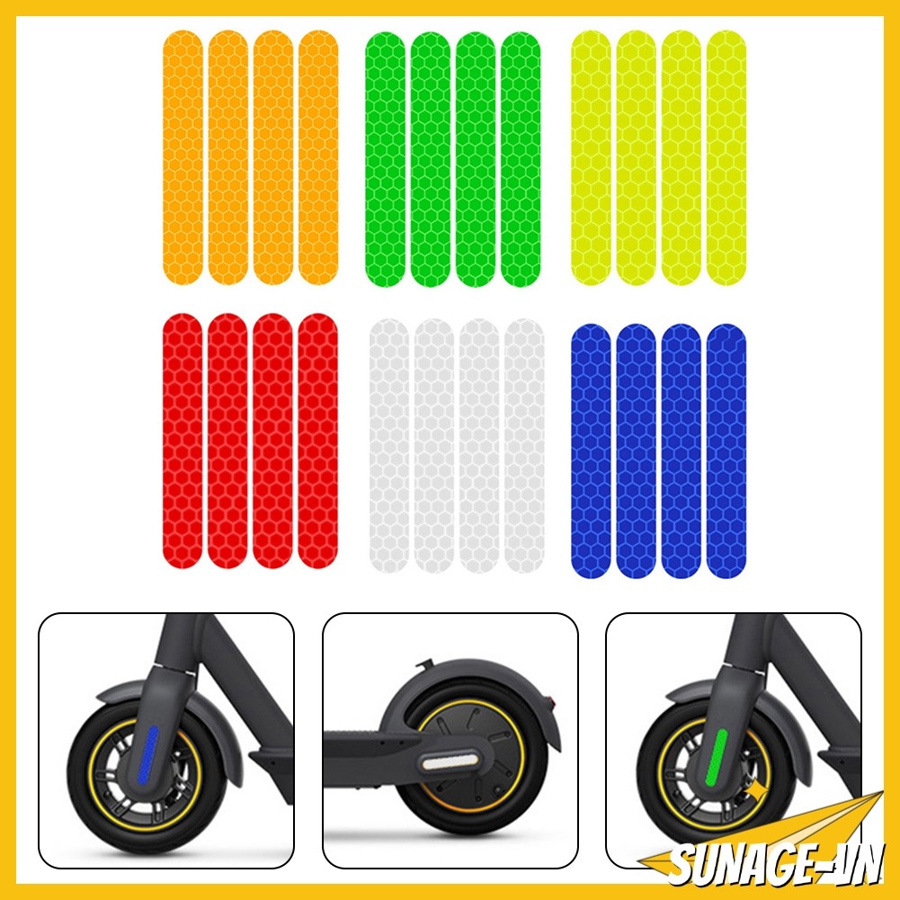 Nhãn dán phản quang nắp bánh trước và sau dành cho Ninebot Max G2 G65