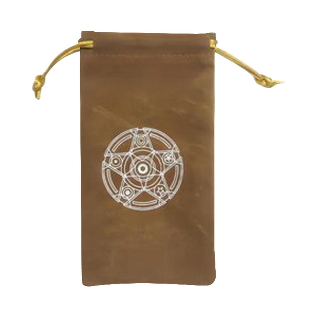 Túi Tarot, Túi đựng thẻ Oracle in hình ngôi sao mặt trăng, Túi đựng nhung có dây rút dành cho những 