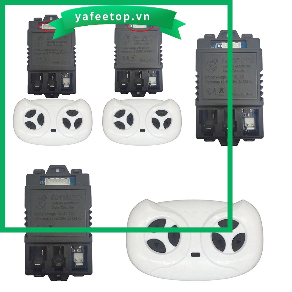 [TOP] Hộp Điều Khiển JR1810RX 6-12V Cho Trẻ Em Xe Điện ZCY1810RX Thu 5 pin 7pin
