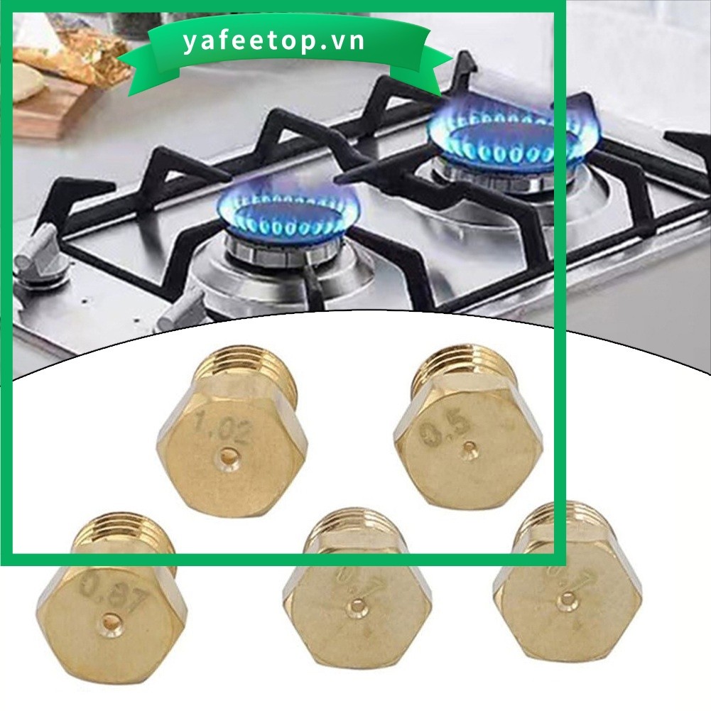 [TOP] Bộ 5 Máy Bay Khí LPG Đầu Đốt Gas Hob Bộ Chuyển Đổi LPG Vòi Phun Propane