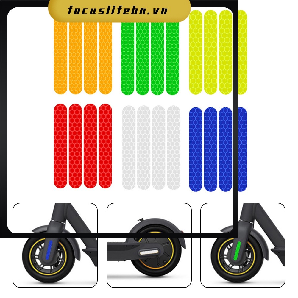 Nhãn dán phản quang sau cho Ninebot Max G30 G2 G65 - Chống Bụi