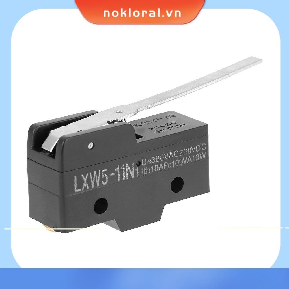 [NKRA] LXW5-11N1 3A Micro Limit Switch Tay đòn bẩy dài SPDT Snap-Action CNC