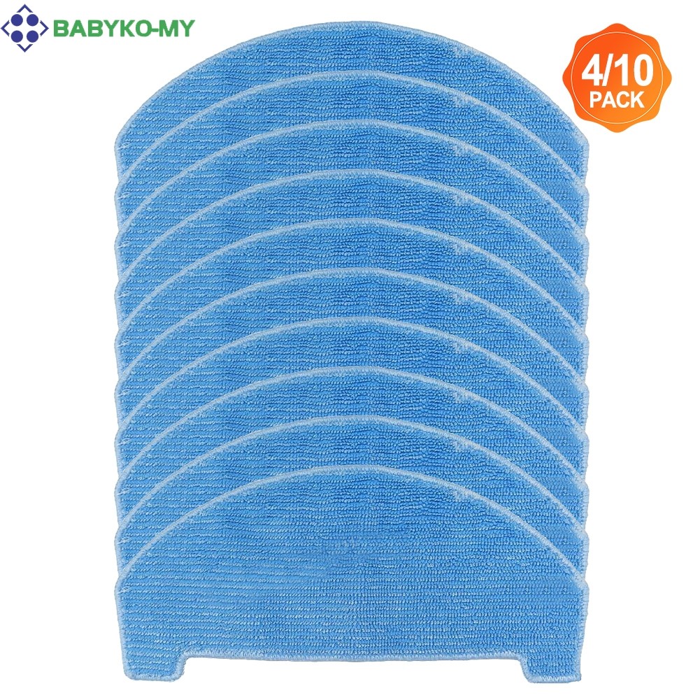 < babyko > Dành cho Robot hút bụi và lau nhà ILIFE V3x Phụ tùng thay thế Cây lau nhà Vải Rag