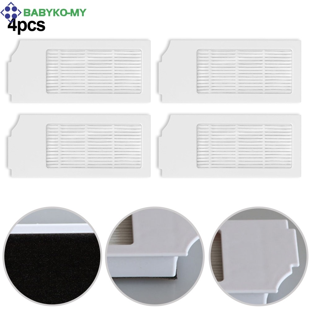 < babyko > Bộ 4 Bộ Lọc Cho ECOVACS Cho DEEBOT N20 / N20 PLUS / N20 Cho Máy Hút Bụi PRO PLUS