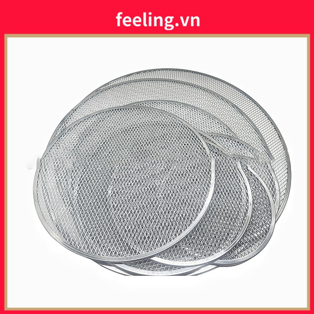 [FEELING] Pizza Stone Lưới Nhôm Pizza Màn Hình Pasta Khay Nướng Lưới Pizza