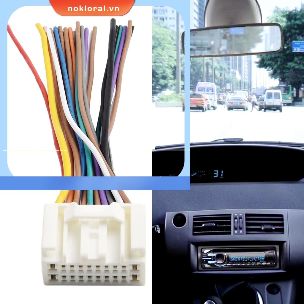 [NKRA] Bộ chuyển đổi dây điện CD âm thanh vô tuyến ô tô cho Mitsubishi cho Toyota