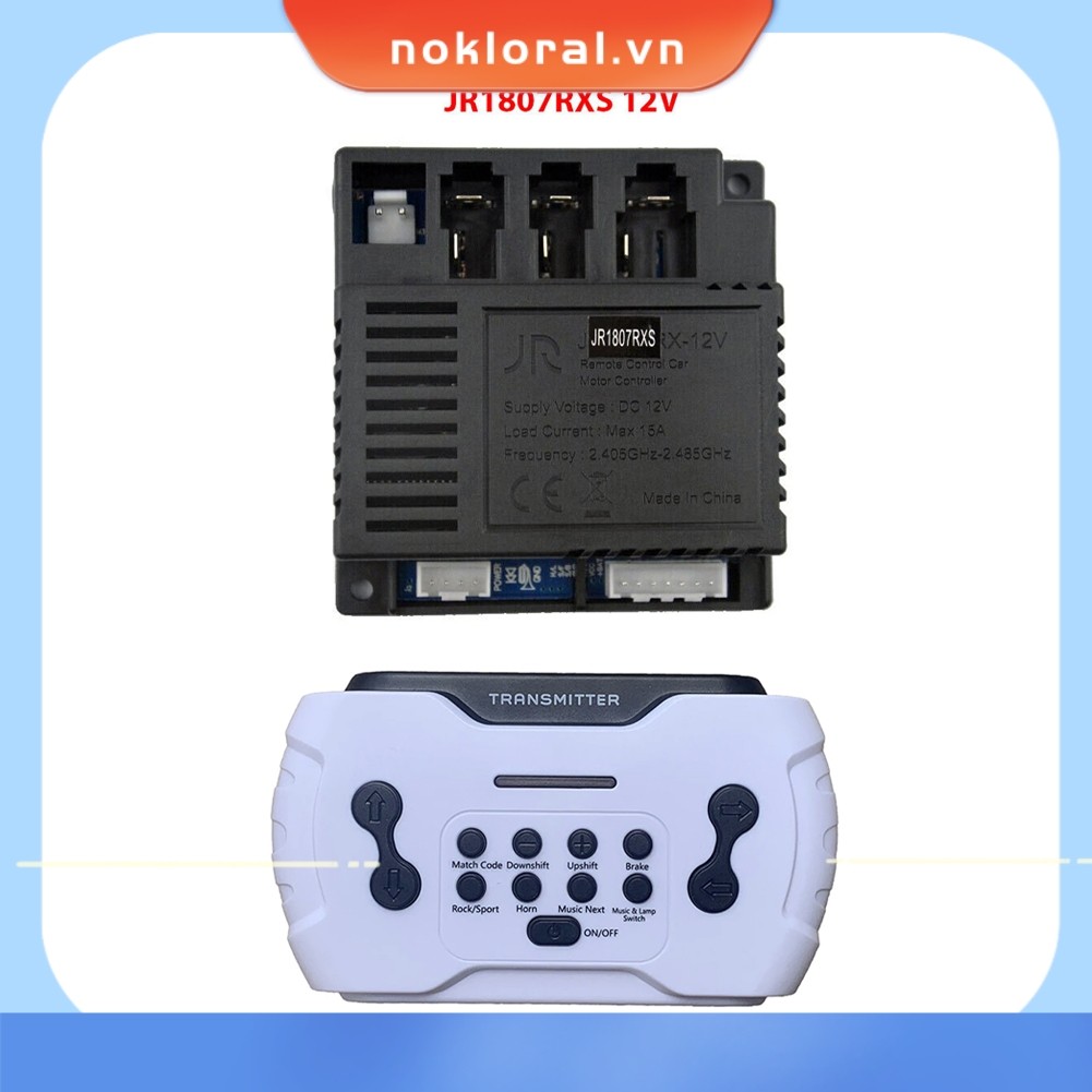 [NKRA] Bộ thu JR1807RXS 12V cho xe điện trẻ em 2.4G Bluetooth RC