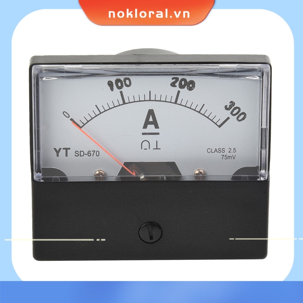 [NKRA] Đồng hồ đo Amp Analog DH-670 Ampe kế DC 0-200A / 300A / 75mV và Ampe bảng điều khiển Shunt
