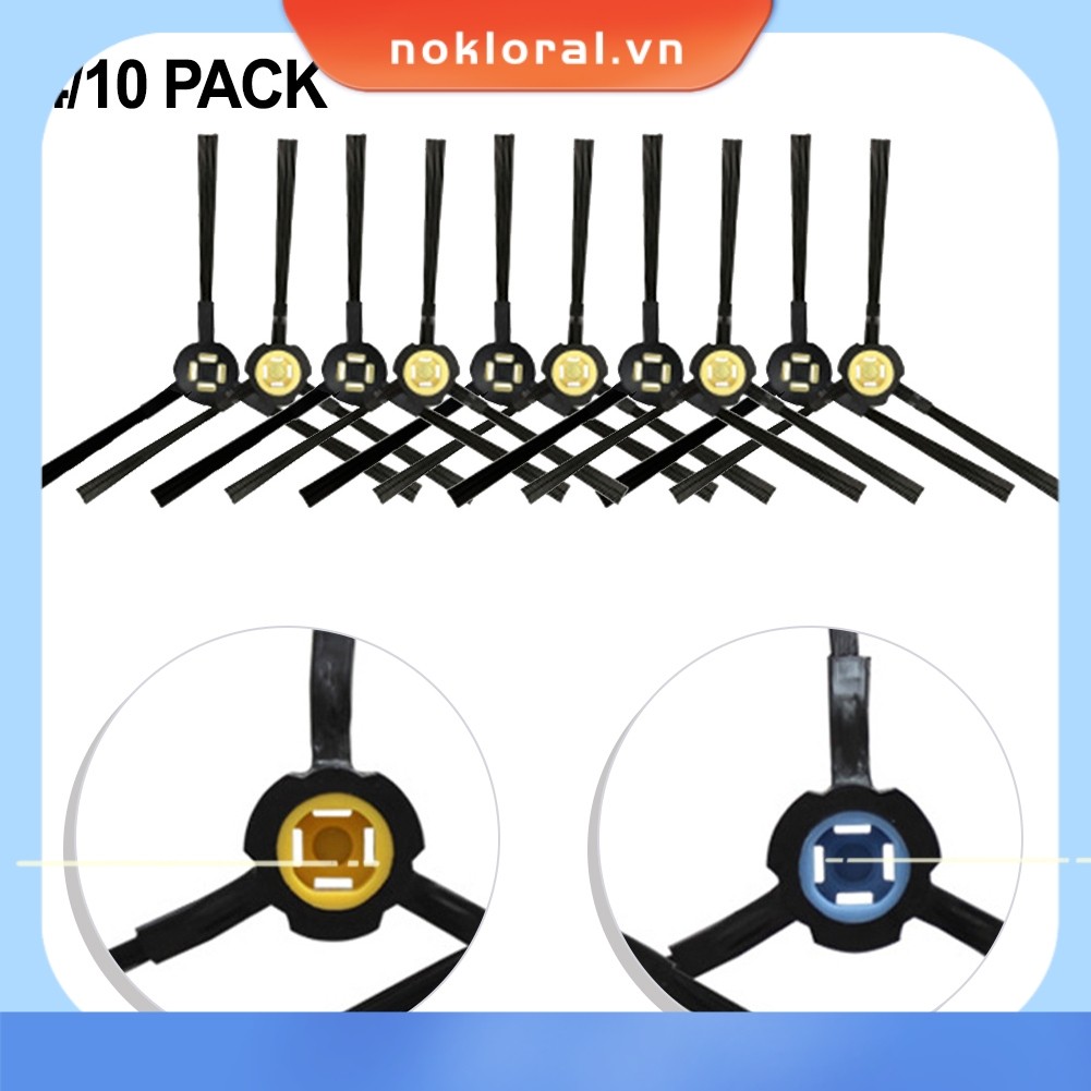 [NKRA] Bàn chải bên góc cho các bộ phận thay thế cây lau nhà và chân không Robot ILIFE V3x