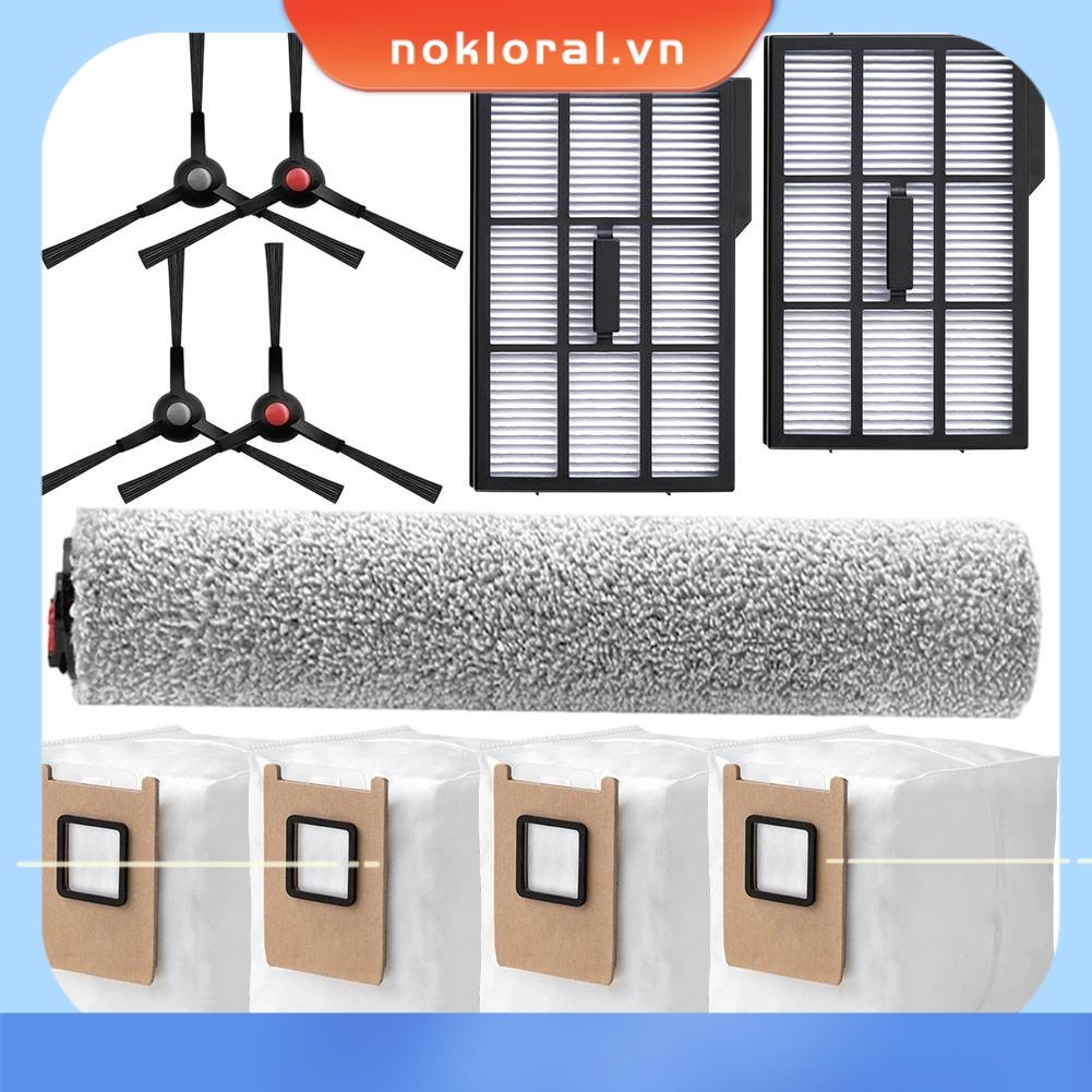 [NKRA] Phụ Kiện Bàn Chải Bên Con Lăn Lau Bụi Túi Tương Thích Cho Eufy Cho Omni E25 E28