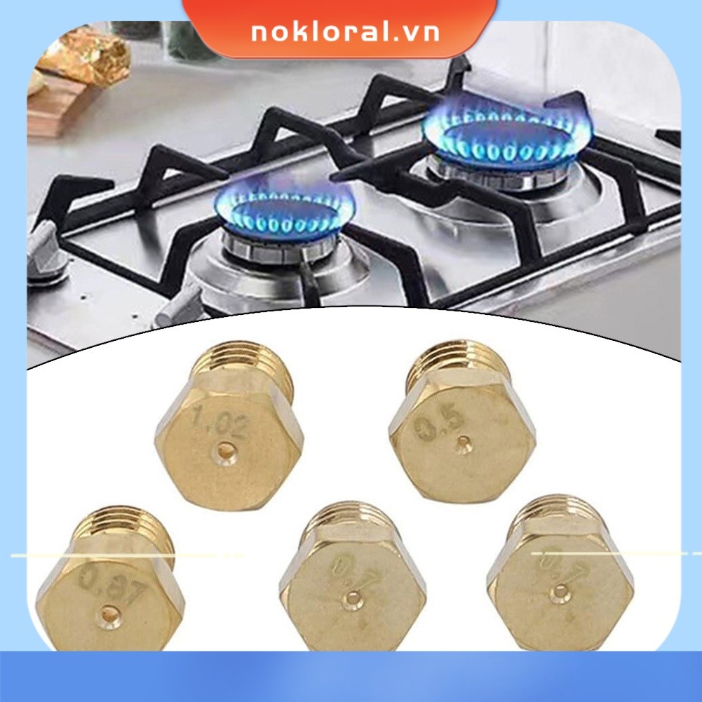 [NKRA] 5 Chiếc LPG Gas Jet Set Burner Gas Hob LPG Bộ Chuyển Đổi Vòi Phun Propane