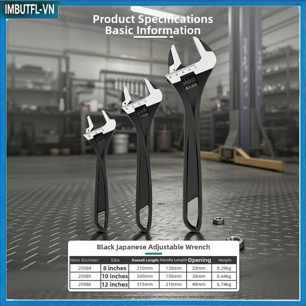 [1.14] Bộ cờ lê có thể điều chỉnh, CHO cờ lê lưỡi liềm, cờ lê chìm