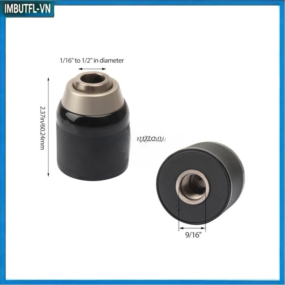 [1.14] 42-66-220 1 / 2Inch 13mm Chuck Vít 42-66-220 9 / 16x18 cho máy khoan búa 2904-20