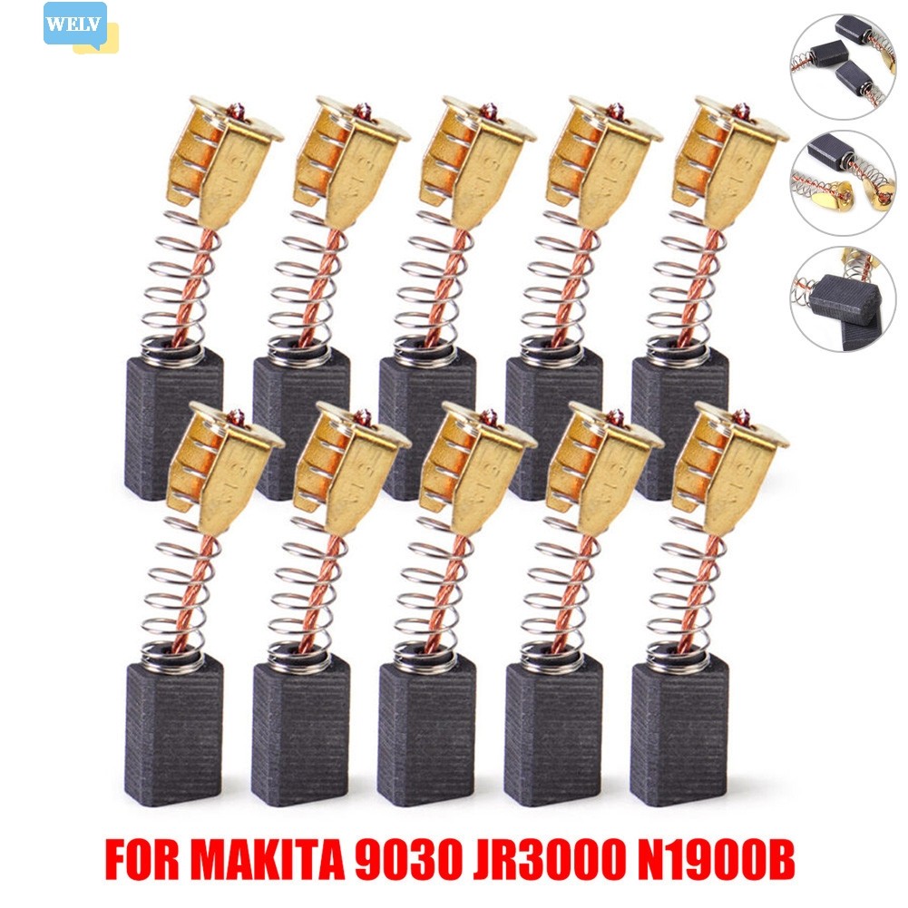 < Welv > 10 Chiếc CB9 CB10 CB50 CB51 CB60 Bàn Chải Carbon Thay Thế Cho 9030 JR3000 N1900B❀