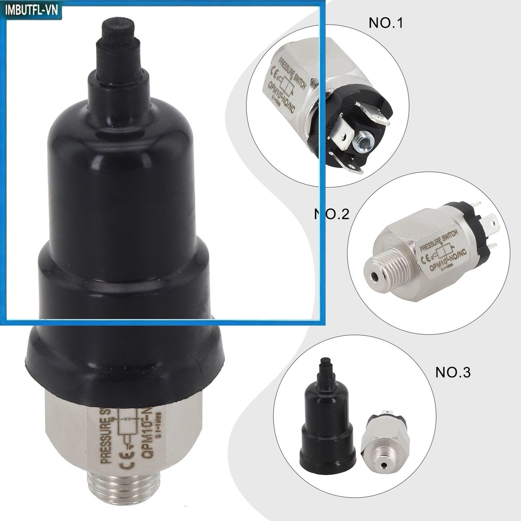 [1.15] Công tắc điều khiển áp suất Thường mở và đóng Công tắc áp suất Loại màng