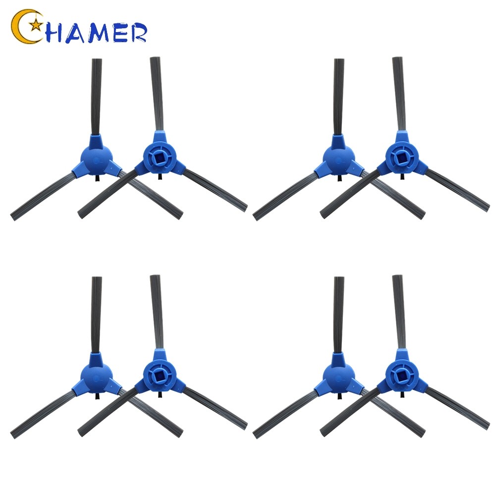 [CHAMER] 8 Bàn chải bên cho các bộ phận máy hút bụi Robot Kyvol Cybovac E20 E30 E31❀