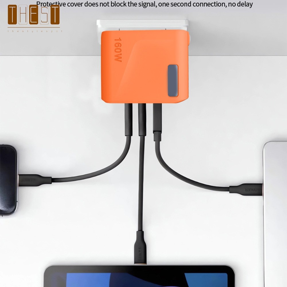 [Mới tháng 1] Ốp lưng silicon chống sốc cho Anker Prime-Charge (Màn hình thông minh 3 cổng 160W)❀