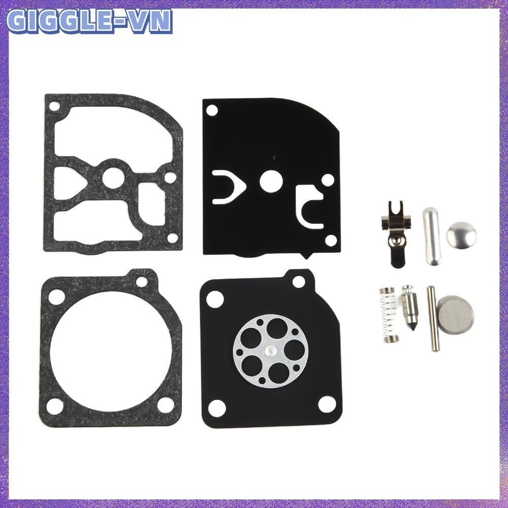 [GIGGLE] Bộ chế hòa khí Carb Repair Rebuild Kit cho máy cưa xích Husqvarna 136 137 141 142