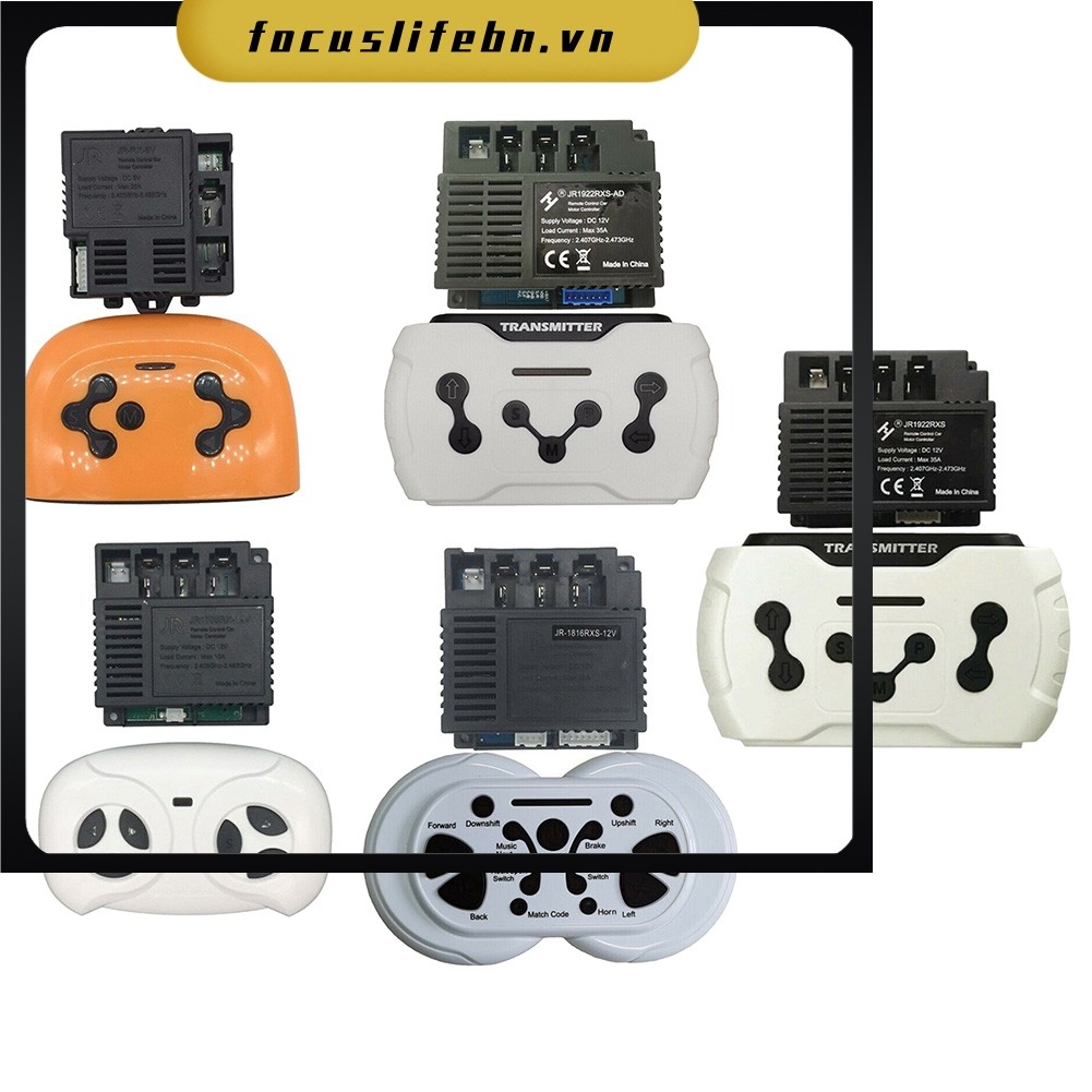 [FOCUSLIFE] Hộp Điều Khiển HY JR-RX-12V 6V 24V Cho Xe Điện Trẻ Em 2.4GHz RC