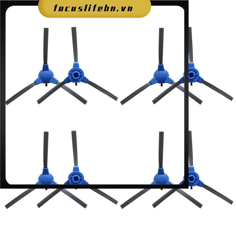 [FOCUSLIFE] 8 Bàn Chải Bên Cho Kyvol Cybovac E20 E30 E31 Robot Hút Bụi Phần