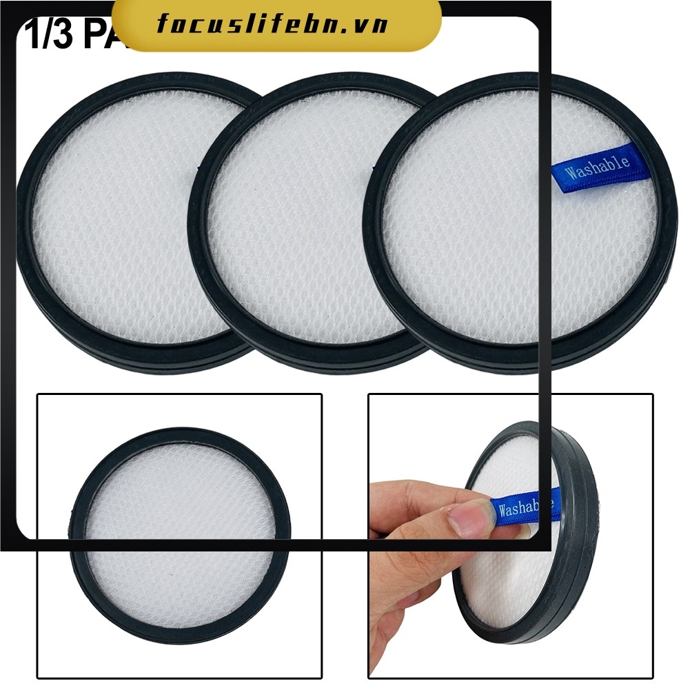 [FOCUSLIFE] Dành cho máy hút bụi cầm tay Lydsto V9 Bộ lọc có thể giặt được thay thế
