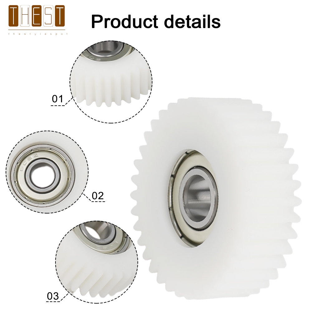 Động cơ trung tâm bánh xe đạp điện 36 Teeth Bánh răng hành tinh có vòng bi, tương thích với động cơ 