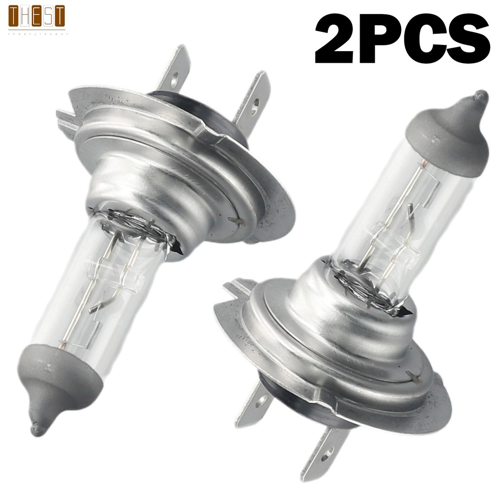 [HEST] 2 Bộ 12V Xe H7 Xenon Đèn Pha 55W 6000K Bóng Đèn Trắng Halogen❀