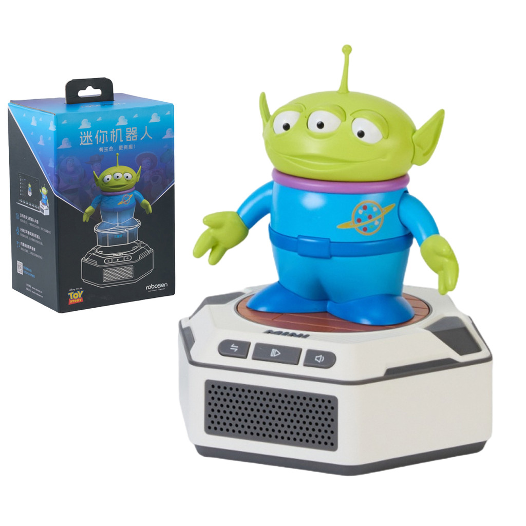 HIPLAY Robosen Mini Robot Toy Story Alien + Base Bộ nhân vật hành động